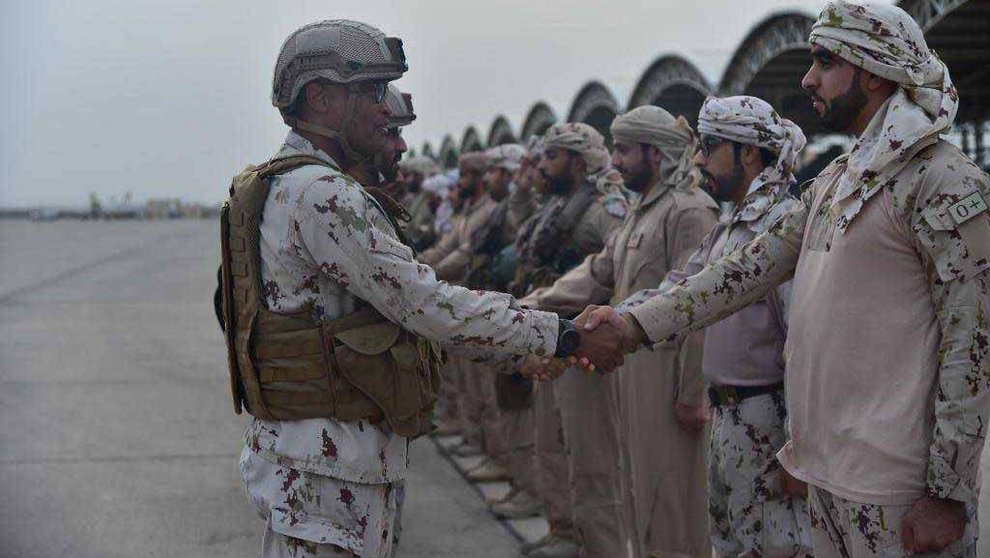Soldados de las Fuerzas Armadas de EAU.