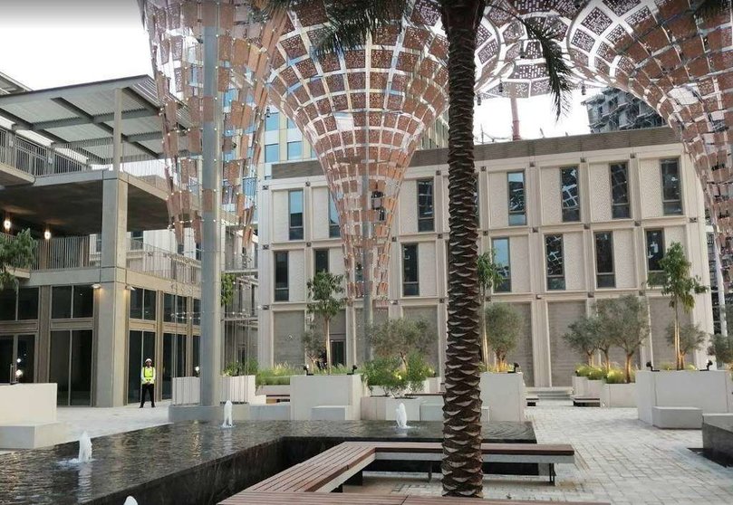 El pabellón de la Sostenibilidad en el recinto de la Expo 2020 de Dubai. (EL CORREO)