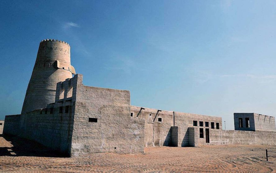Poblado de Al Jazirah Al Hamra, la Isla Roja, enclave histórico en Ras Al Khaimah. (WAM)