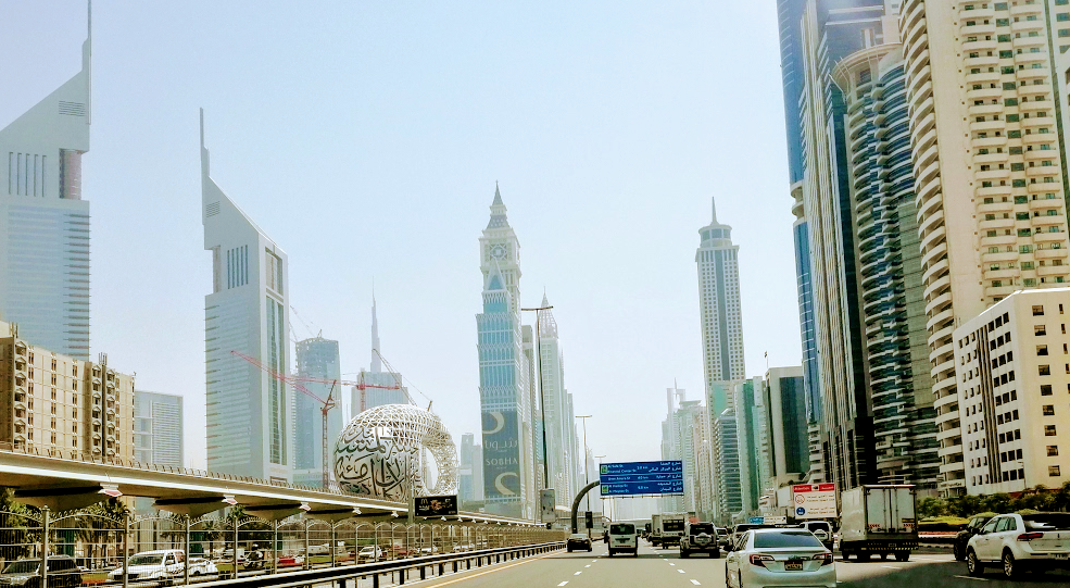 Una perspectiva de Sheikh Zayed Road. (EL CORREO)