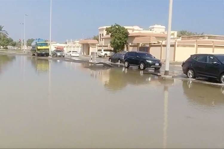Inundaciones en la ciudad de Kalba.