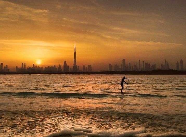 Una imagen de una playa de Dubai. 