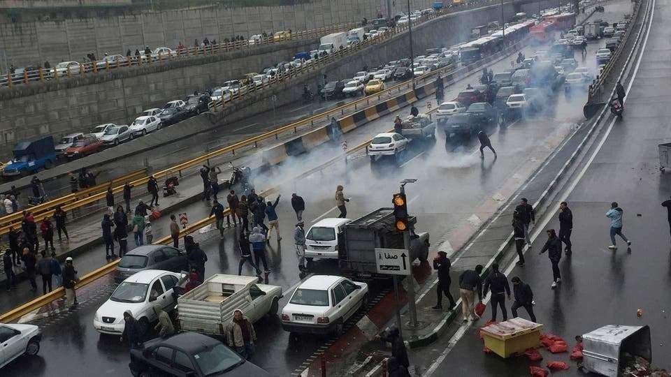 Manifestaciones en Teherán.