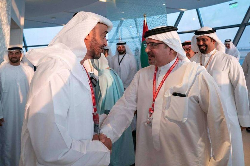 Los príncipes herederos de Abu Dhabi y Bahréin.