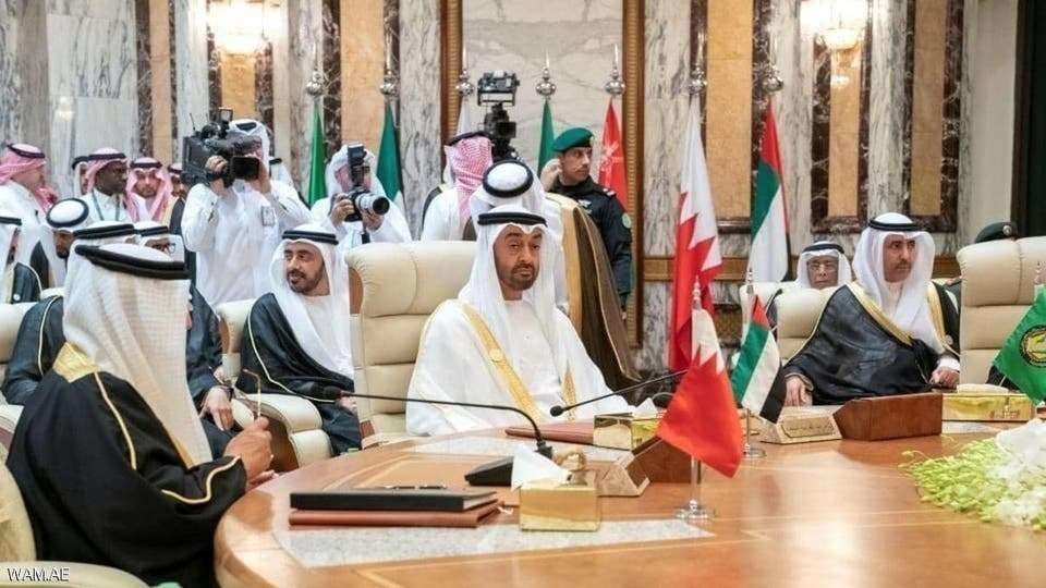 Mohammed bin Zayed en la cumbre del CCG. (Al Arabiya)