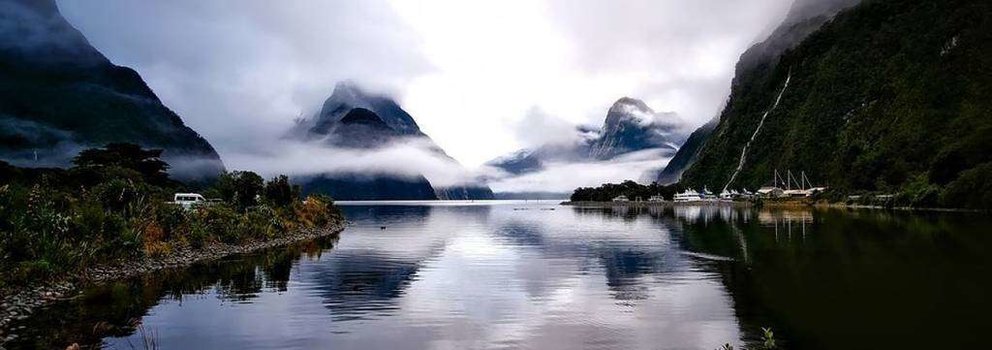 Una imagen de la Isla Norte en Nueva Zelanda.