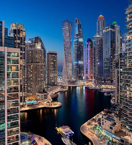 Una imagen de Dubai Marina.