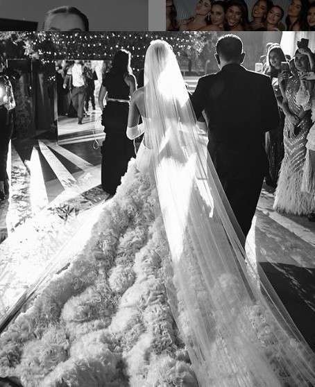 Una imagen de una boda publicada en Instagram.