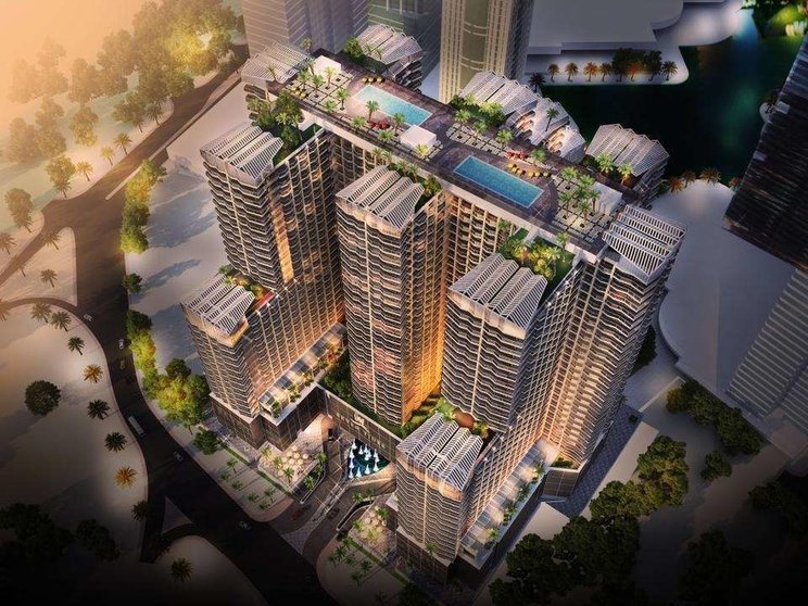 El proyecto Seven City en JLT de Dubai.