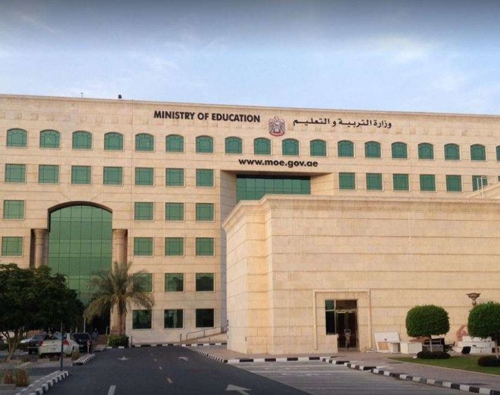 Un edificio del Ministerio de Educación en Emiratos Árabes Unidos.