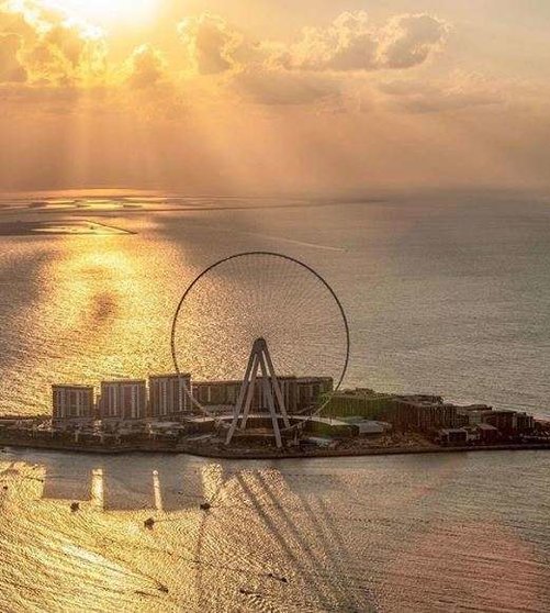 Una imagen de la Bluewaters Island en Dubai.