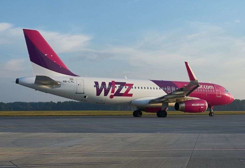 Un avión de la aerolínea europea Wizz Air. (WAM)