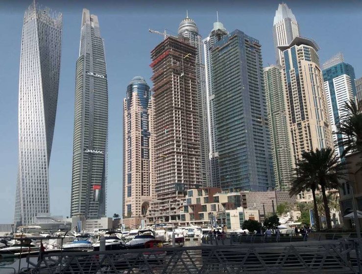 Paseo de Dubai Marina. (EL CORREO)