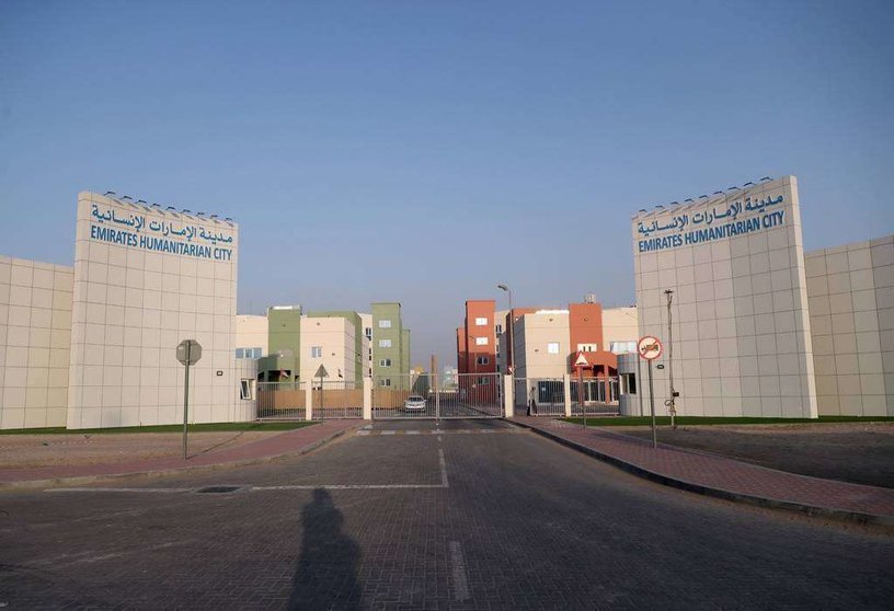 Ciudad Humanitaria de Emiratos en Abu Dhabi. (WAM)