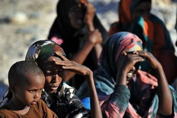 Migrantes somalíes. (AFP)