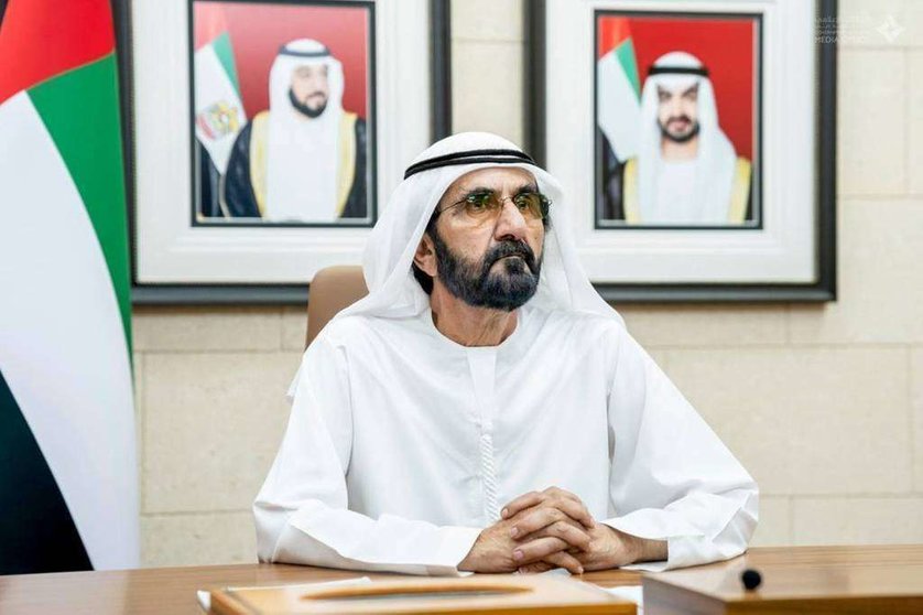 El jeque Mohammed bin Rashid Al Maktoum, en una imagen de Dubai Media Office.