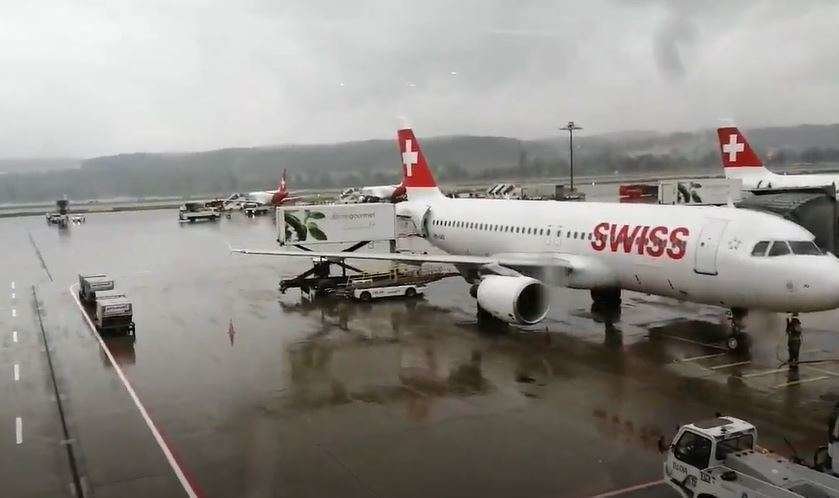 Aeropuerto de Zúrich en Suiza. (EL CORREO)