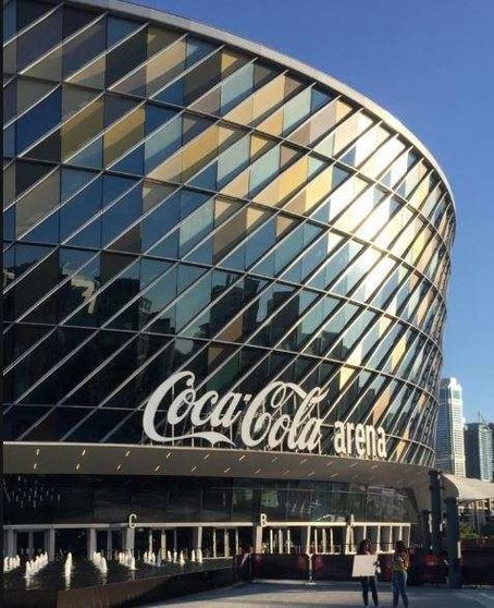 El Coca Cola Arena de Dubai. (EL CORREO)