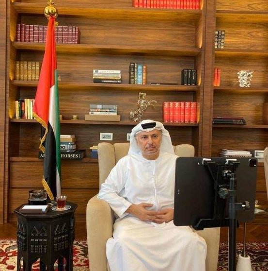 El ministro de Estado de Asuntos Exteriores de EAU, Anwar Gargash. (WAM)