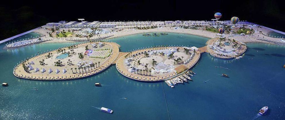 Una imagen de la RTA de Sunset Promenade, nueva playa en Dubai.