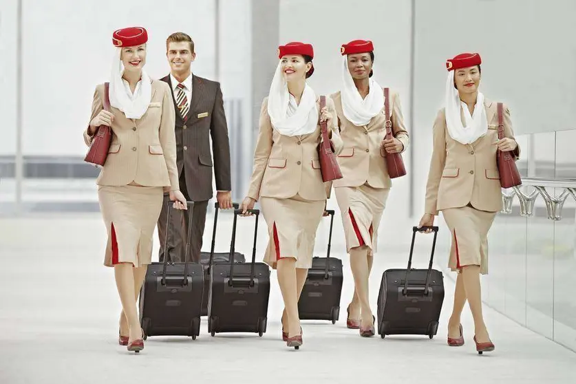 Emirates Airline buscará por primera vez tripulantes de cabina en