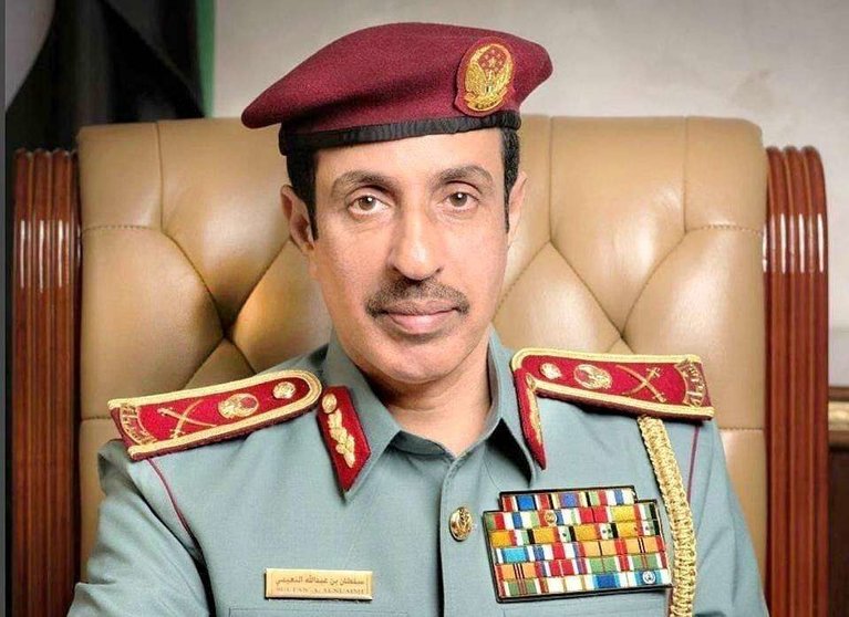 El mayor general jeque Sultan bin Abdullah Al Nuaimi, comandante en jefe de la Policía de Ajman. (WAM)