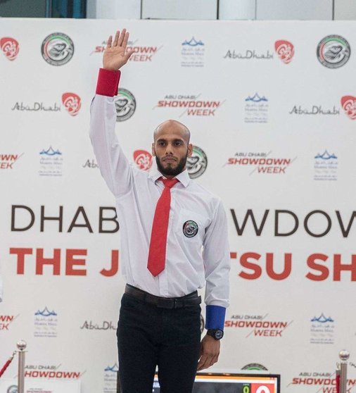 Ibrahim Al Hosani, el entrenador de la selección nacional de EAU de Jiu-Jitsu. (WAM)