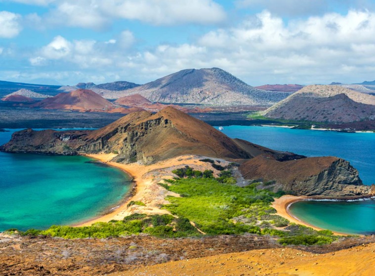 Las Islas Galápagos al oeste de Ecuador. (Twitter)