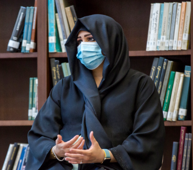 La jequesa Latifa bint Mohammed bin Rashid Al Maktoum durante un acto en septiembre de 2020. (WAM)