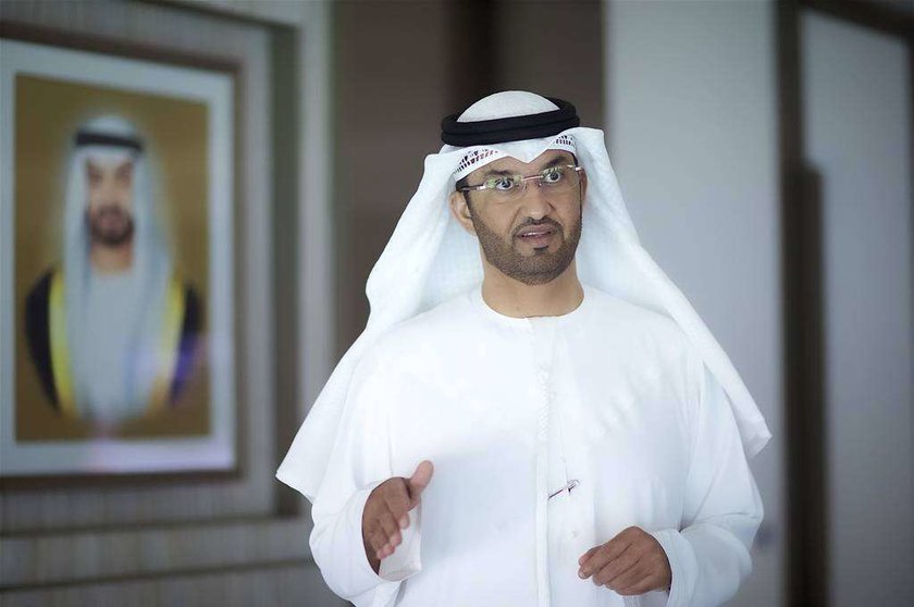 Sultan bin Ahmed Al Jaber, ministro de Industria y Tecnología Avanzada de EAU. (WAM)