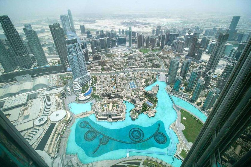 Vistas desde un ático del Burj Khalifa. (Fuente externa)