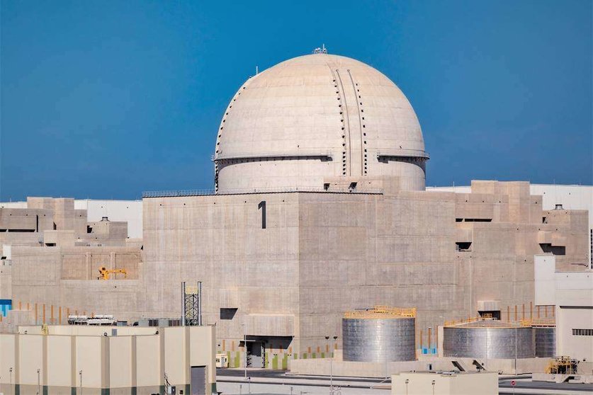 La Planta de Energía Nuclear de Barakah en el emirato de Abu Dhabi. (WAM)