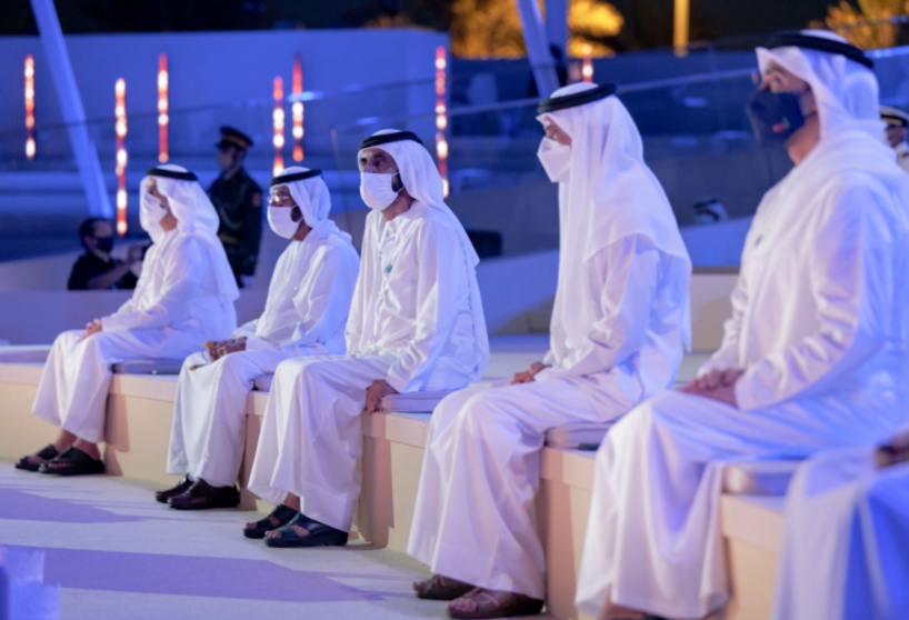 Un encuentro en Abu Dhabi en la era del coronavirus. (WAM)