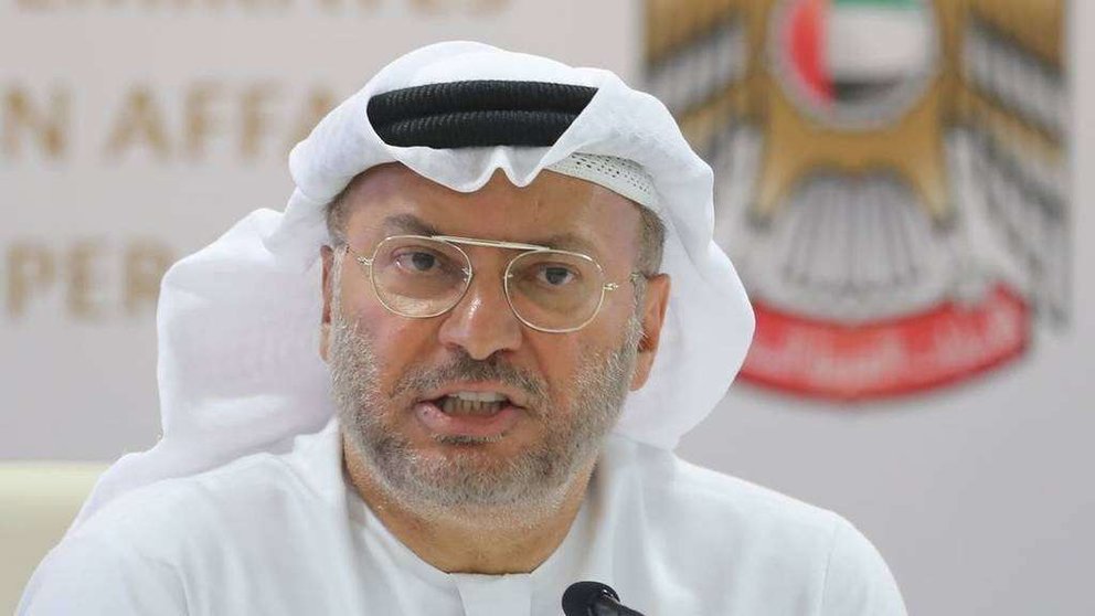 El ministro de Estado de Asuntos Exteriores de Emiratos Árabes Unidos, Anwar Gargash. (Al Arabiya)