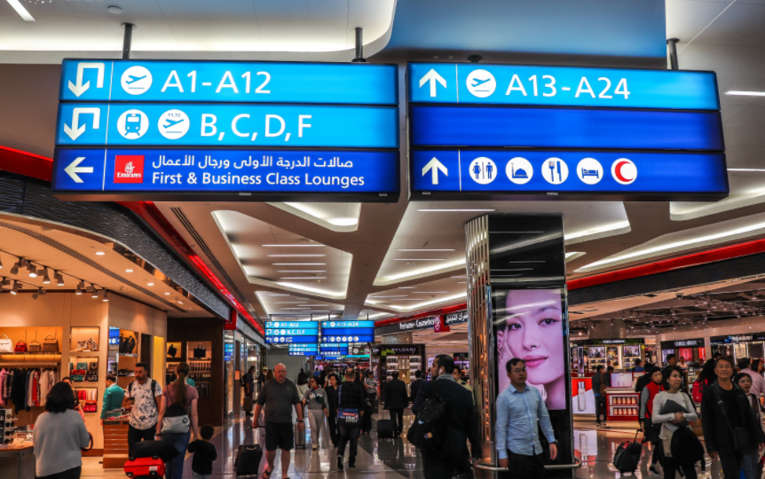 Terminal 3 del Aeropuerto Internacional de Dubai, (WAM)