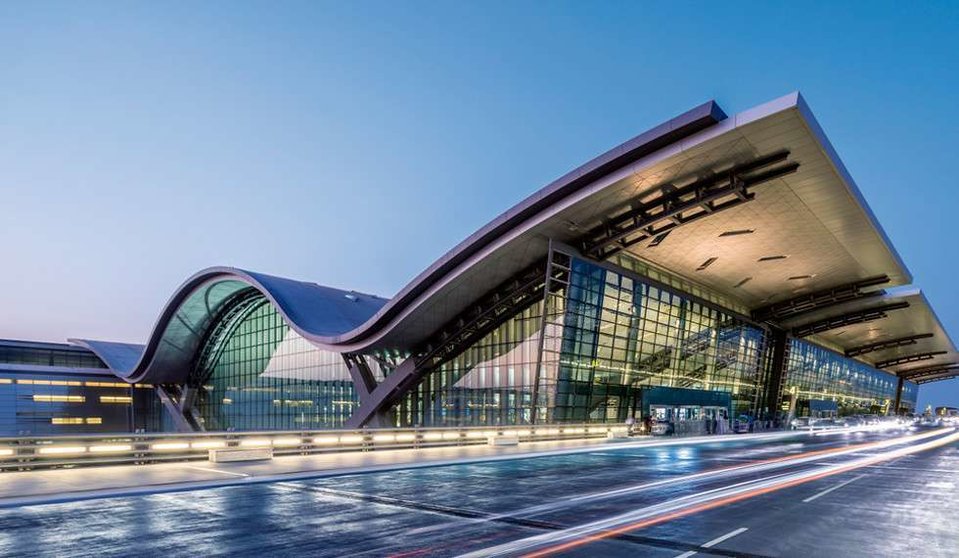 Perspectiva exterior del Aeropuerto Internacional Hamad de Doha. (Fuente externa)