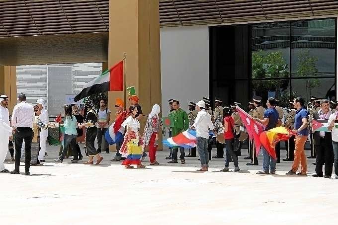 Estudiantes becados en el Instituto Masdar de Abu Dhabi.