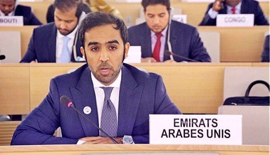 Mohammad Saleh Al Shamsi, segundo secretario de la Misión Permanente de  EAU en la ONU. (WAM)                       .