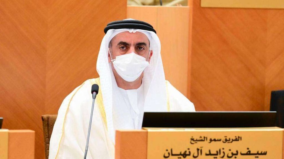 El jeque Saif bin Zayed, ministro del Interior de Emiratos Árabes. (Wam)