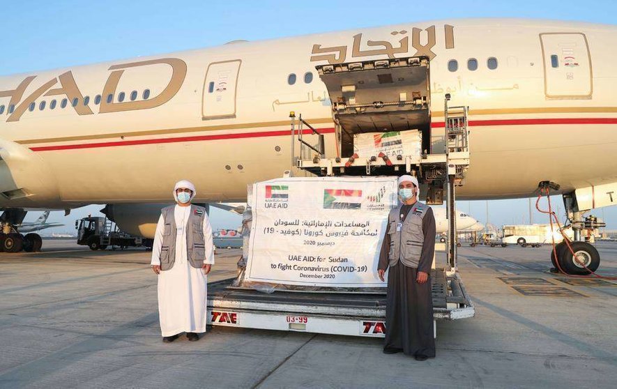 Un envío de Ayuda emiratí a Sudán. (WAM)
