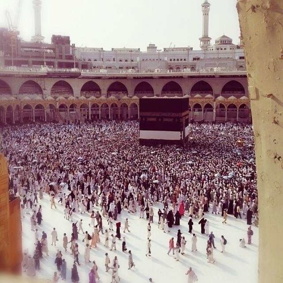 Una imagen del Haj en la Gran Mezquita de La Meca. (EL CORREO)