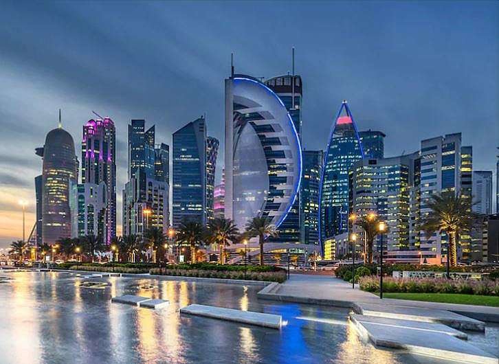 Perspectiva urbana de Doha, capital de Qatar. (Fuente externa)