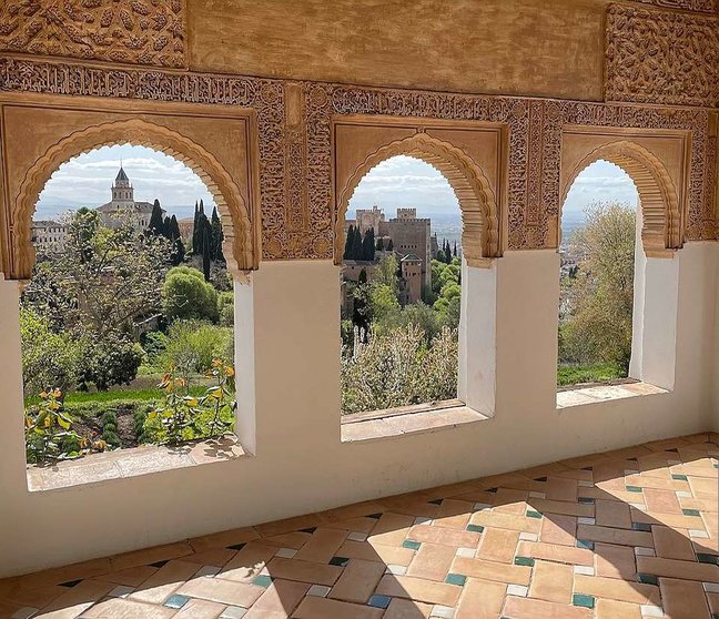 Perspectiva actual de la Alhambra. (@alhambracultura)