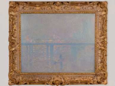 El cuadro de Monet en el Louvre de Abu Dhabi. (Fuente externa)
