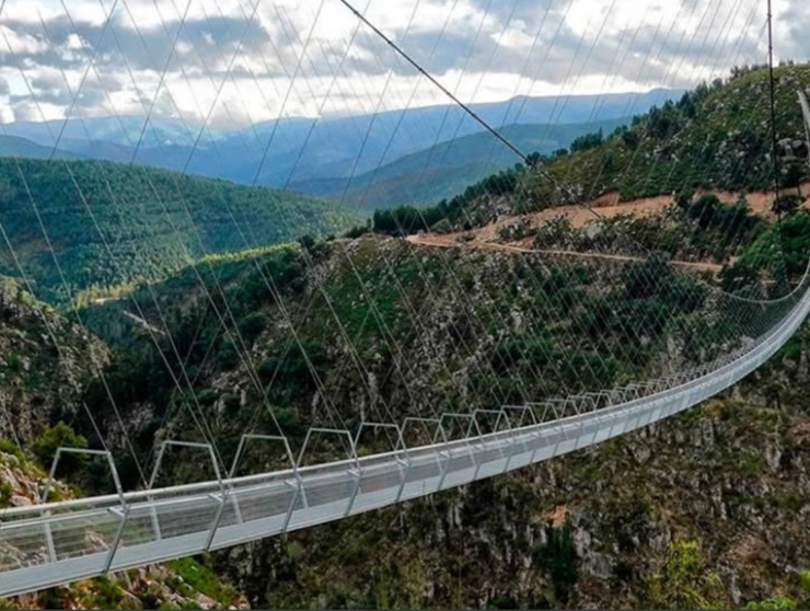 El puente se encuentra a 175 metros por encima dle río Paiva. (Fuente externa)