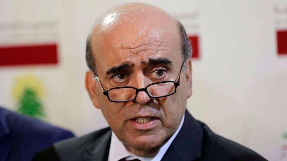 El ministro de Relaciones Exteriores libanés Charbel Wahba (Reuters)