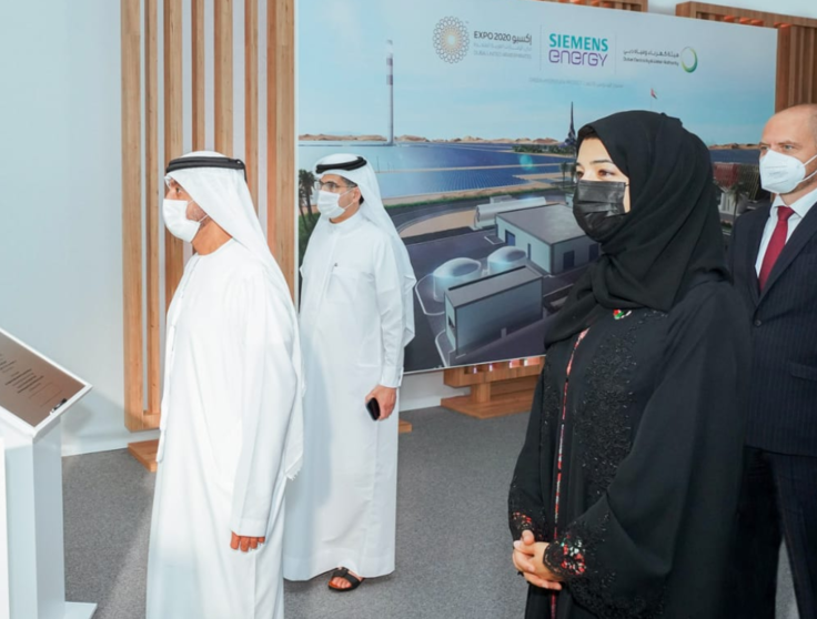 Un acto en Emiratos Árabes en la era del coronavirus. (Dubai Media Office)