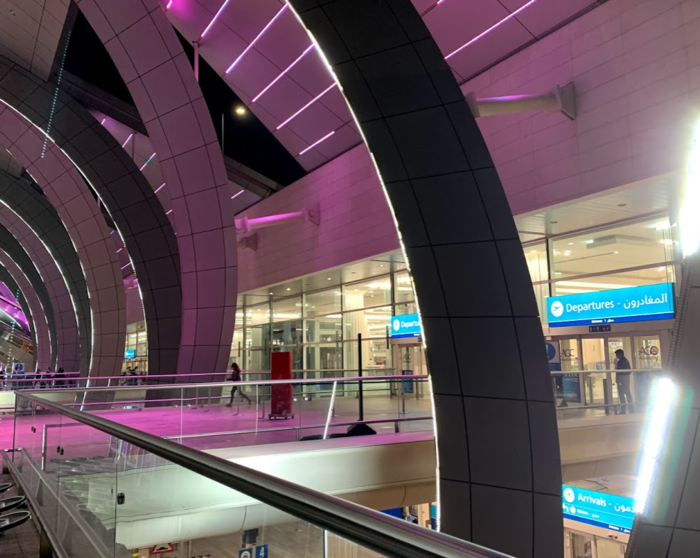 Una imagen del Aeropuerto Internacional de Dubai DXB. (EL CORREO)