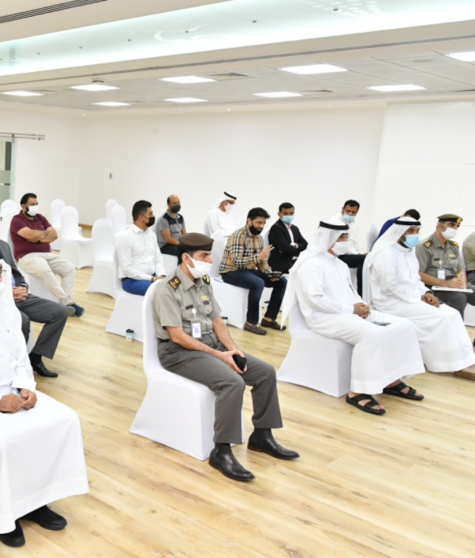 Un evento en Emiratos Árabes durante la pandemia. (Dubai Media Office)