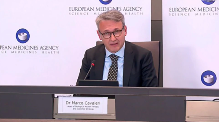 Marco Cavaleri, de la Agencia Europea de Medicamentos. (Fuente externa)